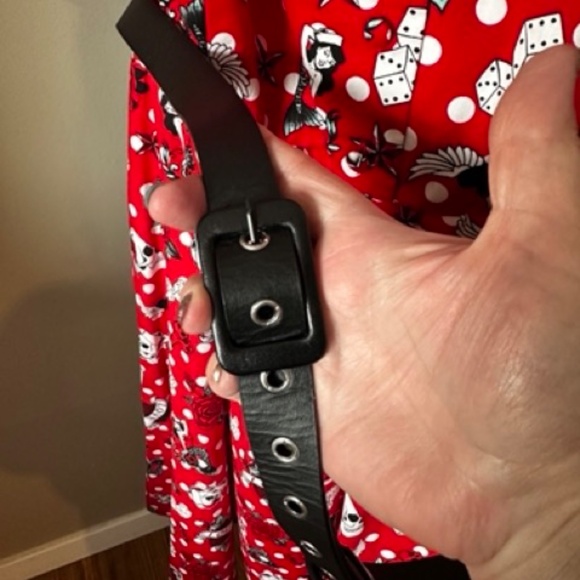 Torrid Red Poplin Collared Midi Swing Dress – Size 24 - Picture 9 of 11